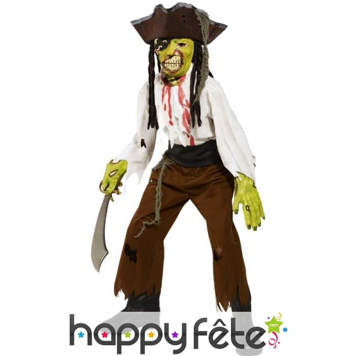 Déguisement pirate gorge coupée