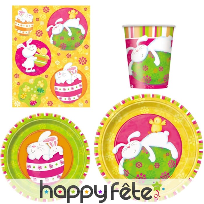 Décorations petit lapin pour anniversaire