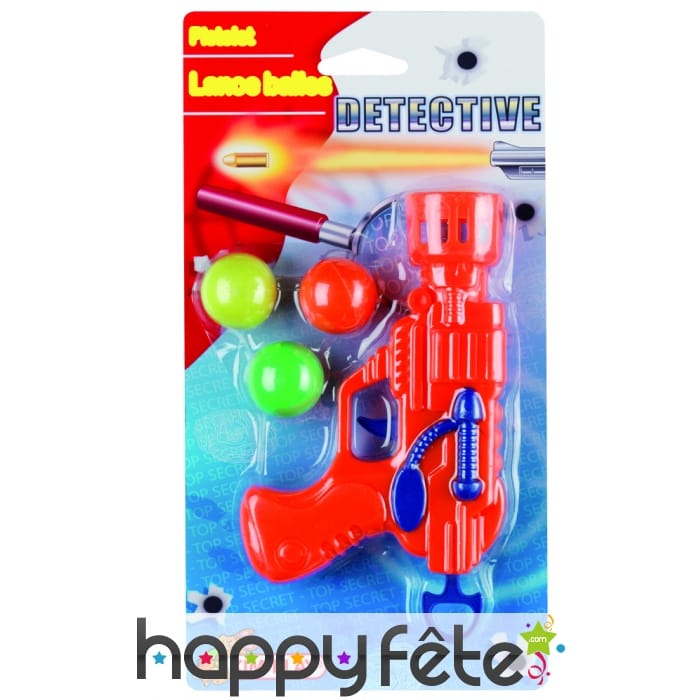 Detective, pistolet lance balle