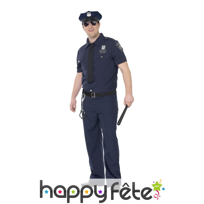 Déguisement policier new-yorkais grande taille