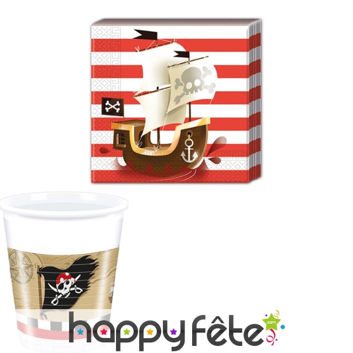 Décorations pirates pour table d'anniversaire