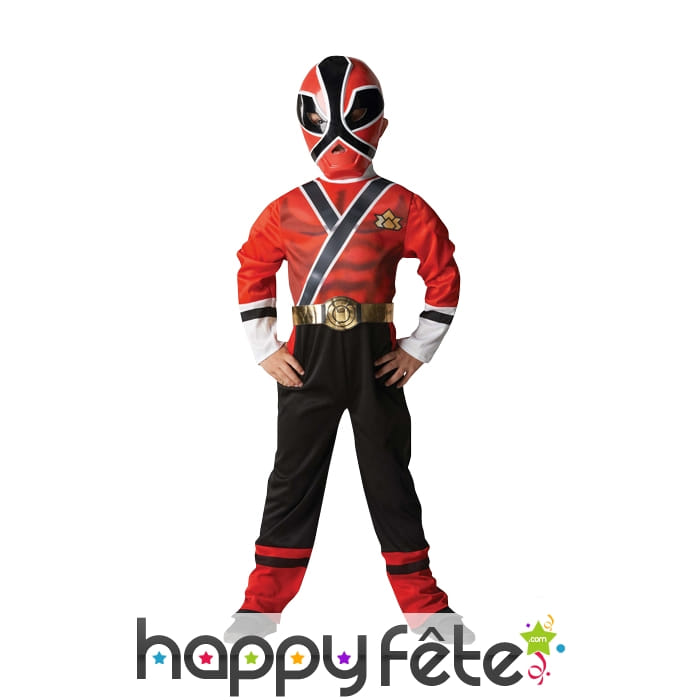 Déguisement power rangers rouge