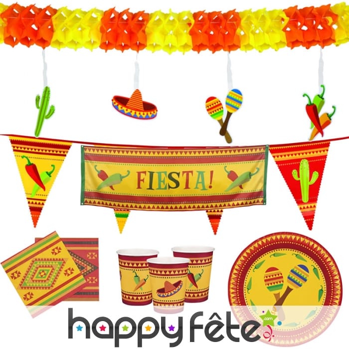 Décorations pour soirée mexicaine