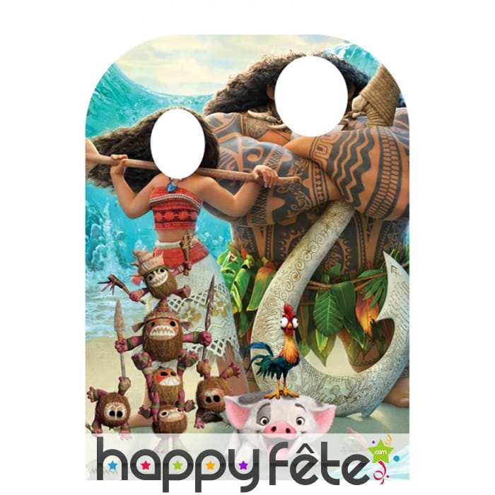 Double passe tête Vaiana pour enfant