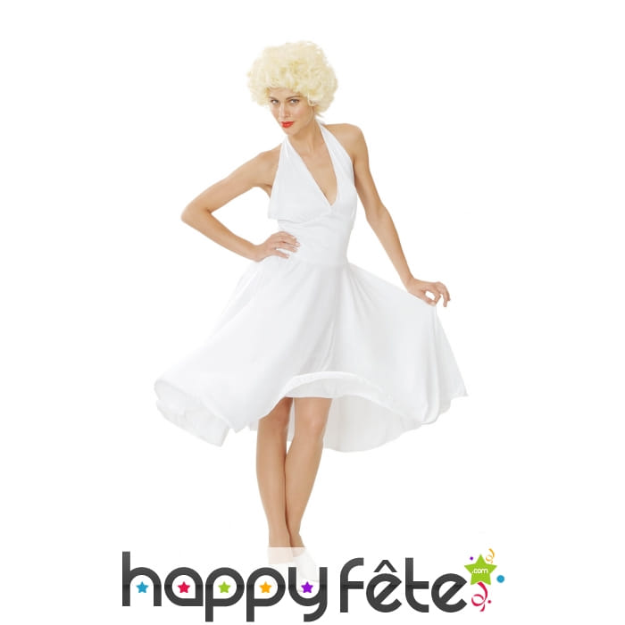 Déguisement robe blanche de Marilyn Monroe