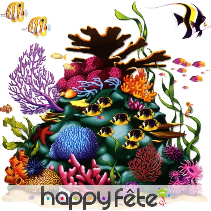 D&eacute;cor replacable de la barri&egrave;re de corail