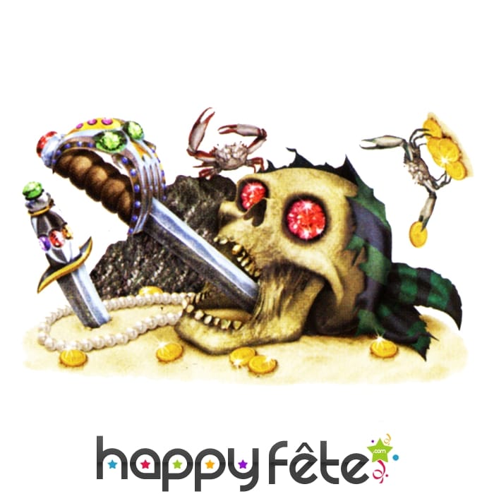 Décor replaçable du trésor maudit