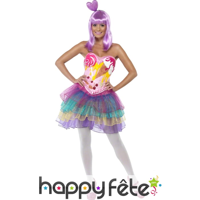 Déguisement reine des bonbons