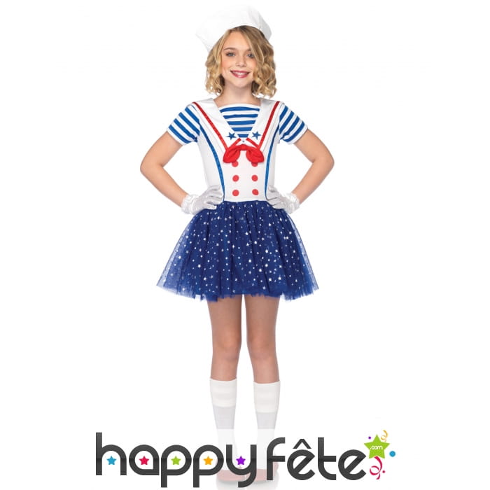 Déguisement robe de petite marin