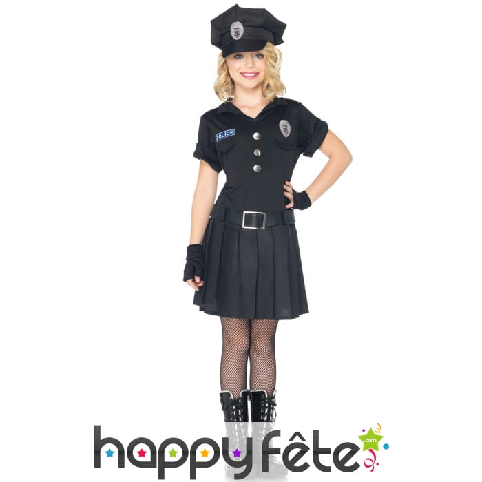 Déguisement robe de petite policière