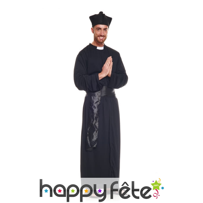Déguisement robe de prêtre