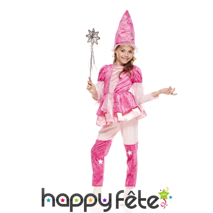 Déguisement rose de petite fée