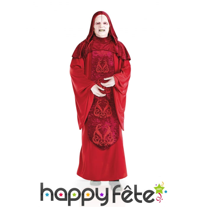 Déguisement rouge de Palpatine version luxe