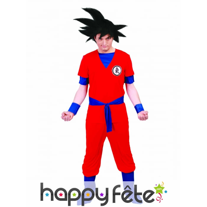 Déguisement rouge de Sangoku pour adulte