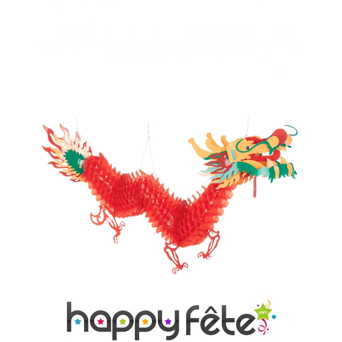 Dragon rouge décoratif de 250 cm