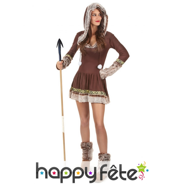 Déguisement robe Eskimo pour femme