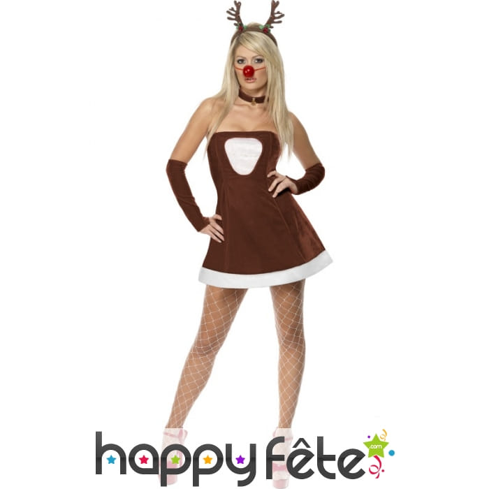 Déguisement renne femme sexy