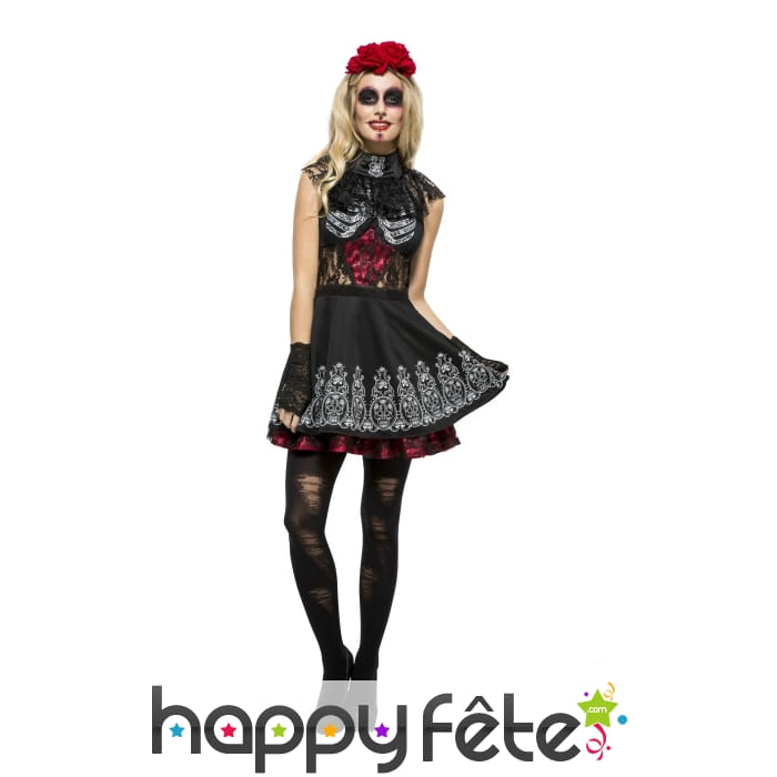 Déguisement robe jour des morts