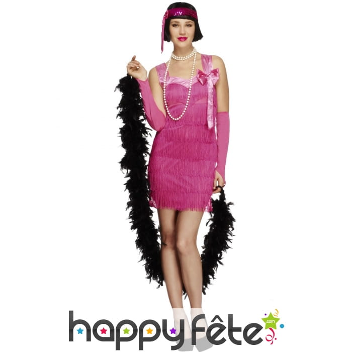 Déguisement rose jeune fille délurée sexy