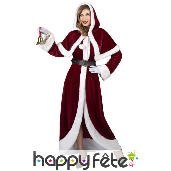 Déguisement robe luxe de Mère Noël