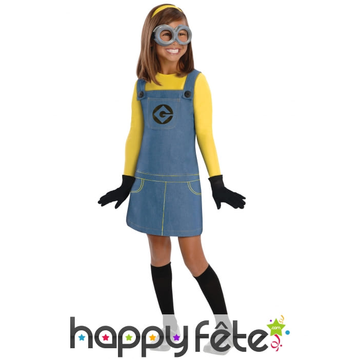 Déguisement robe minions pour enfant