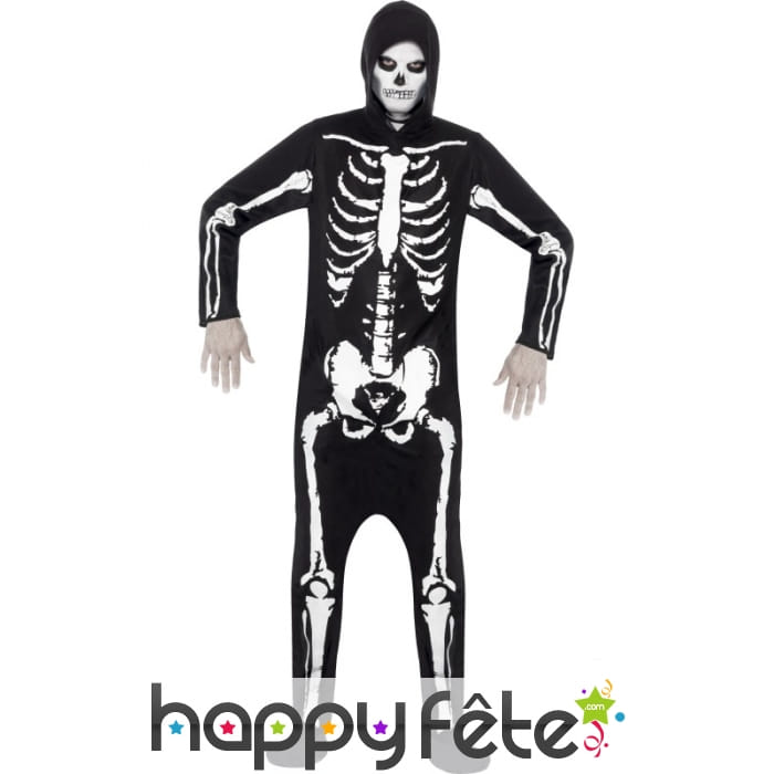 Déguisement squelette all in