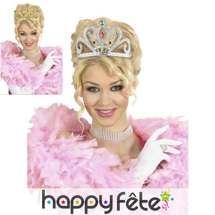 Diadème sur barrette