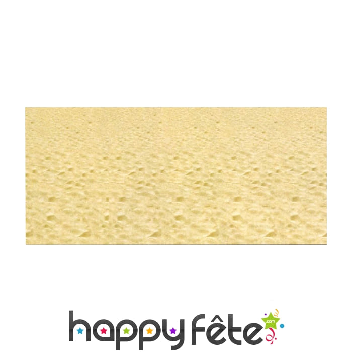 Decor sable de plage