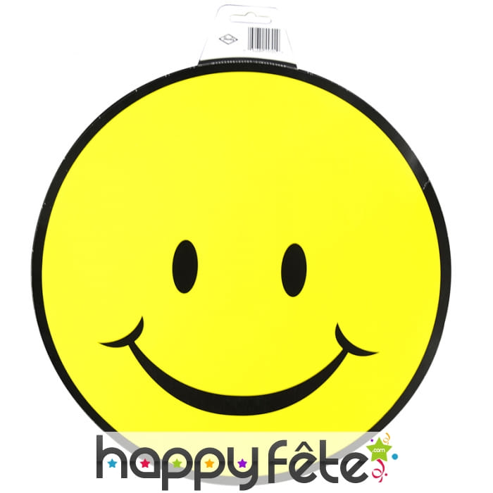 Décor smiley de 31 cm