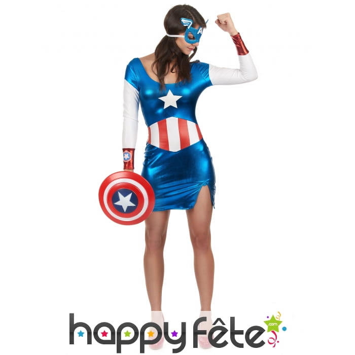 Déguisement sexy de Captain Girl