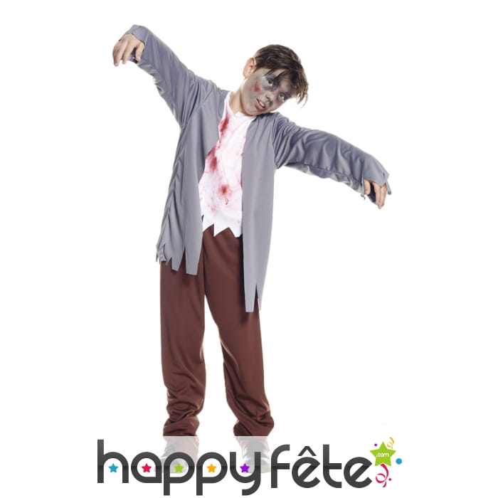 Déguisement simple de zombie pour garçon