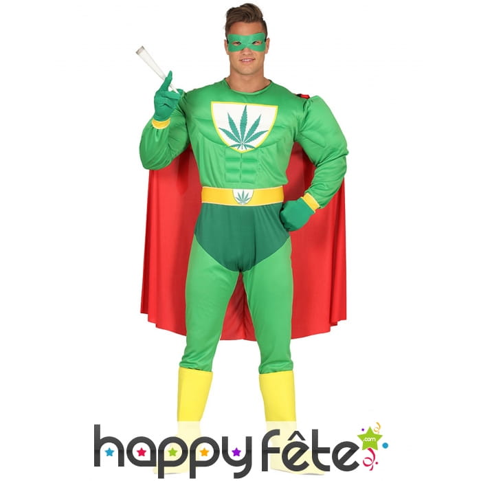 Déguisement super héros de ganjaman pour homme