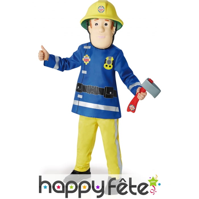 Déguisement Sam le Pompier enfant modèle luxe