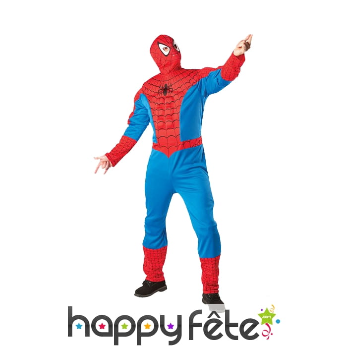 Déguisement spiderman muscle adulte