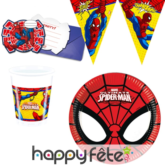 Déco Spiderman pour anniversaire