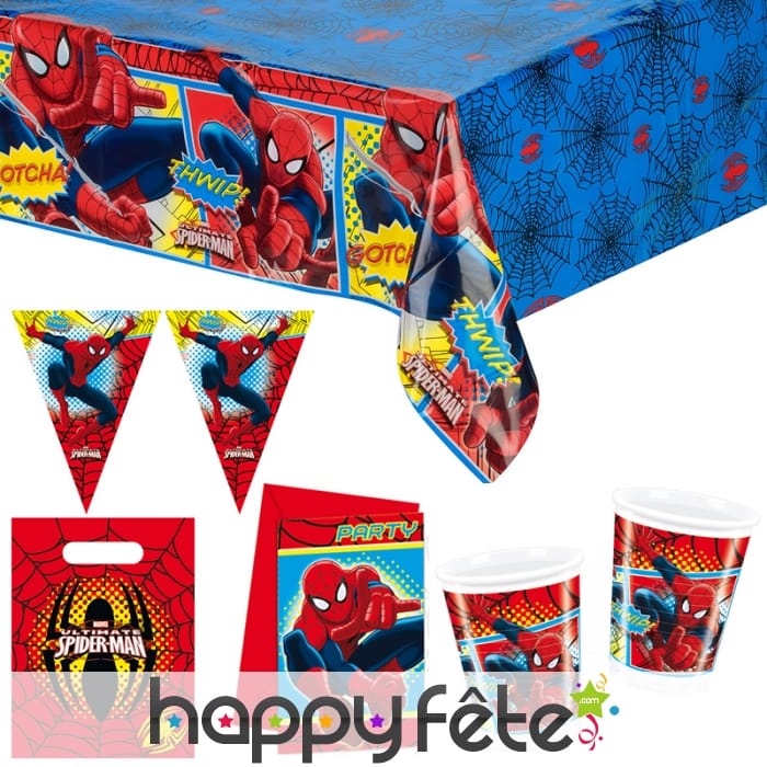 Décos Spiderman pour anniversaire