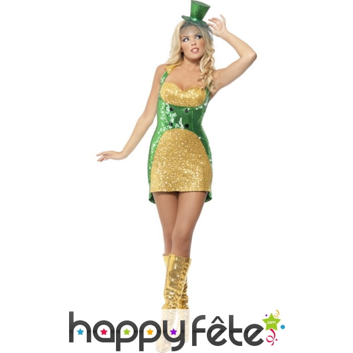 Déguisement saint patrick vert jaune