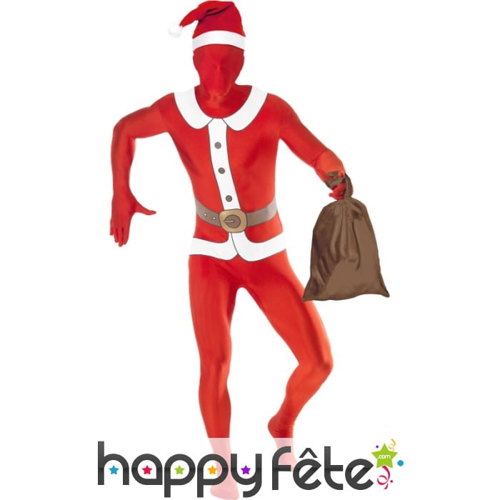Déguisement seconde peau pere noel