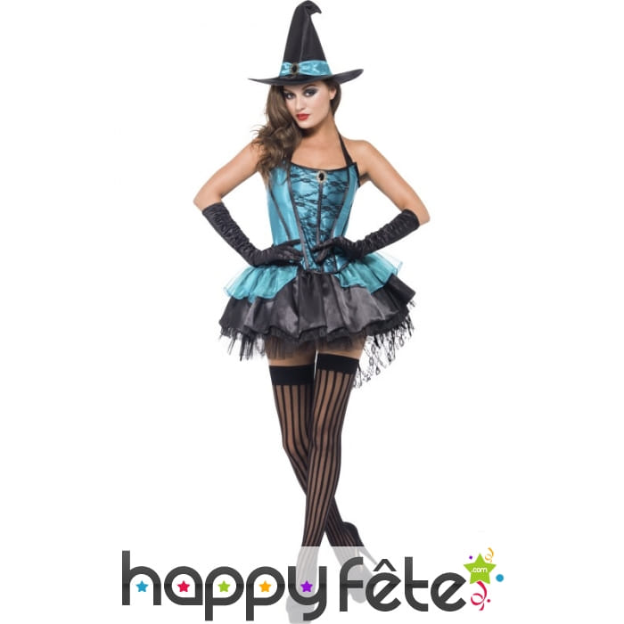Déguisement sorcière sexy avec tutu