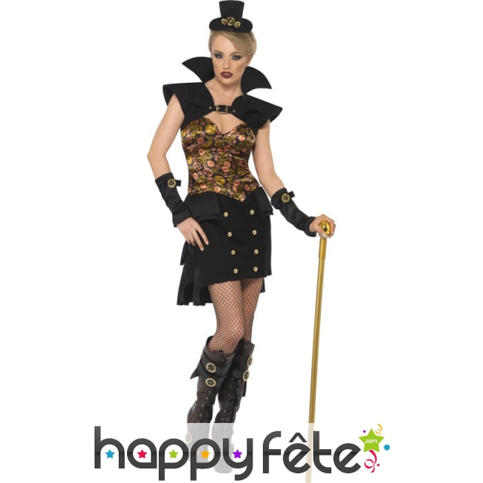 Déguisement sexy vampire steampunk