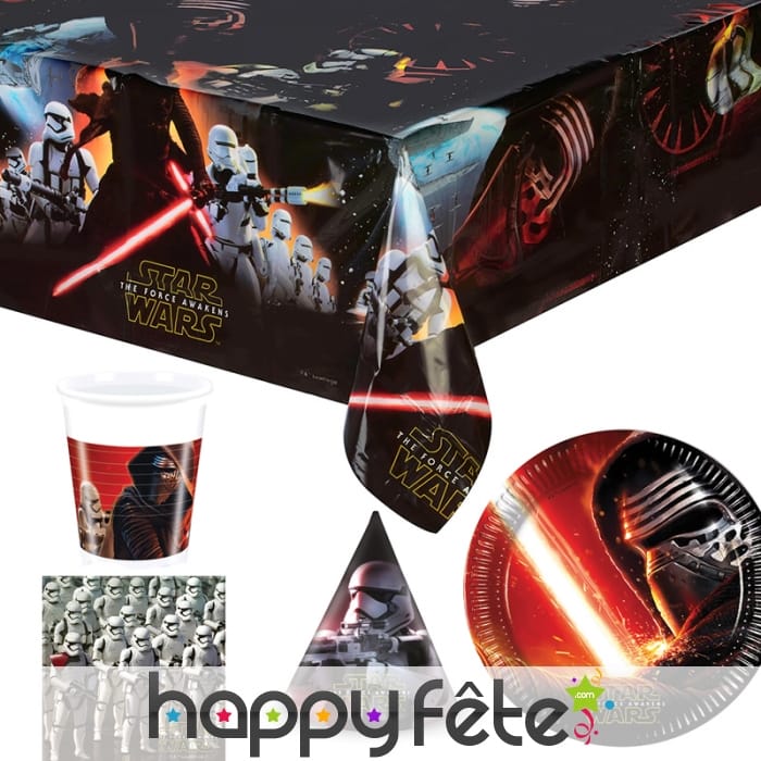 Décos Star Wars VII pour table d'anniversaire