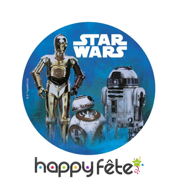 Disque Star Wars azyme de 20cm