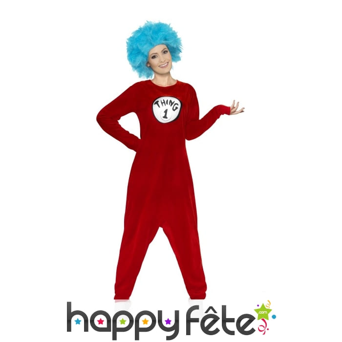 Déguisement Thing 1 or Thing 2 pour adulte