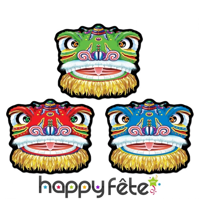 Décor tête de dragon