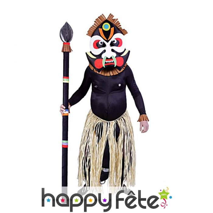 Déguisement totem de tribus pour adulte