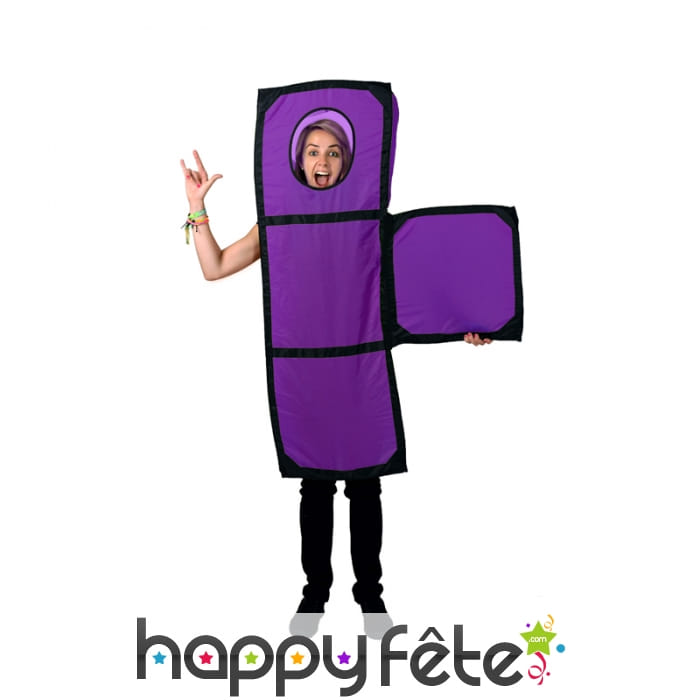 Déguisement Tetris en forme de T, Morphsuit
