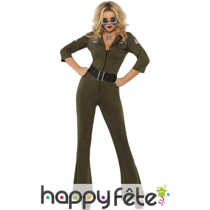 Déguisement top gun femme sexy