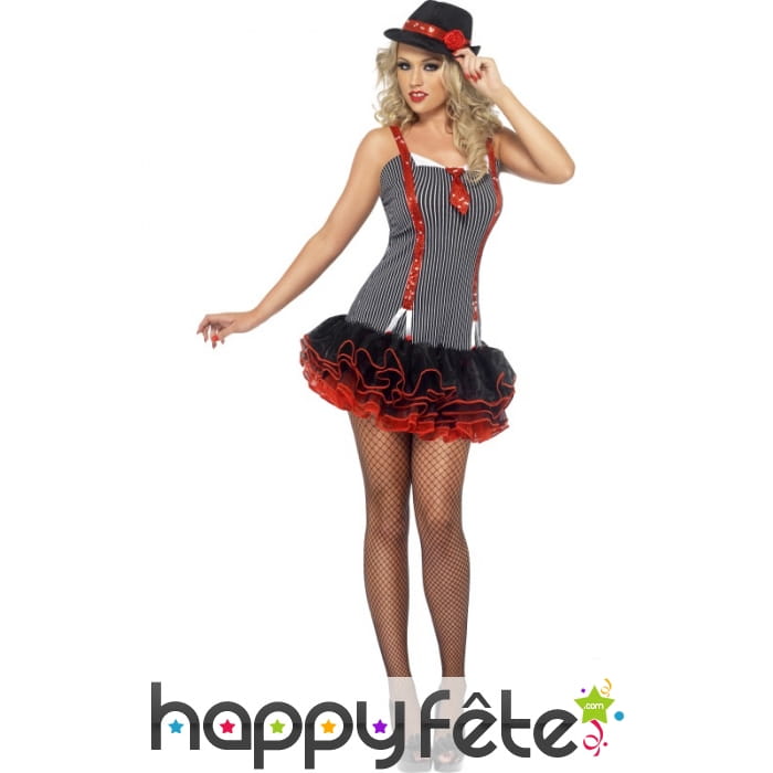 Déguisement tutu gangster femme sexy