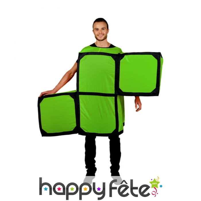 Déguisement Tetris lettre S, Morphsuit
