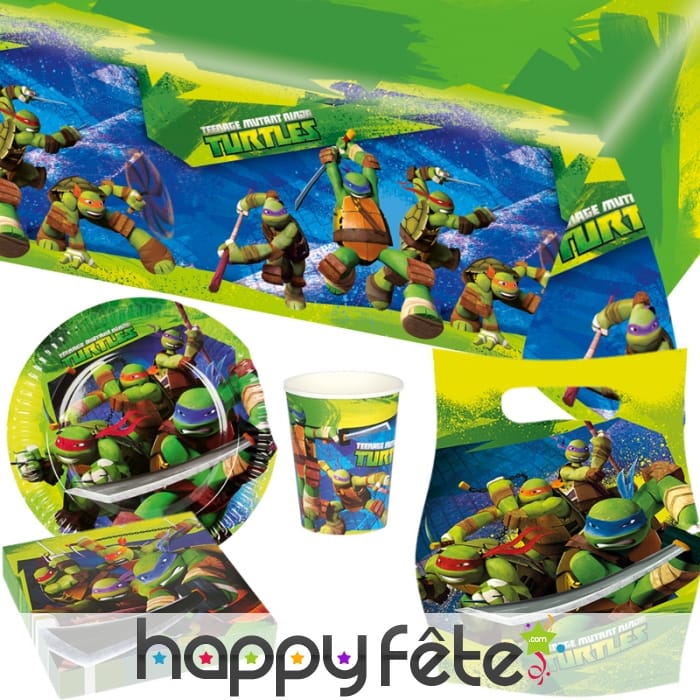 Décorations Tortues Ninja d'anniversaire